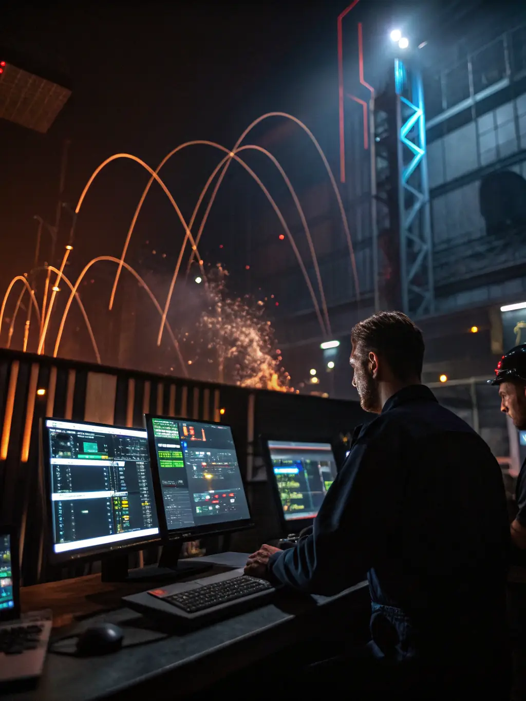 An abstract representation of automated governance, depicting rules and policies being automatically applied to data within the A3R platform, ensuring compliance and control.